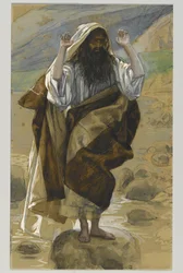 Saint Thaddeus, illustration from The Life of Our Lord Jesus Christ