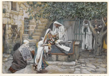 The Daughter of Jairus, illustration from The Life of Our Lord Jesus Christ
