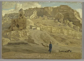 The Mokattam from the Citadel of Cairo, illustration from The Life of Our Lord Jesus Christ