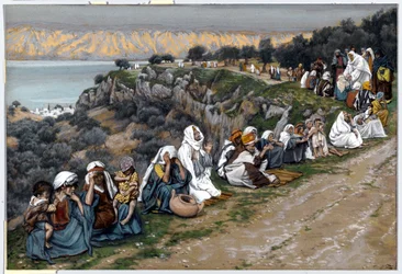 The Sick Waiting for Jesus to Pass By, illustration for The Life of Christ