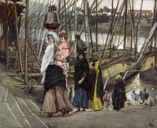 The Sojourn, Egypt, illustration for The Life of Christ, c.1886-94