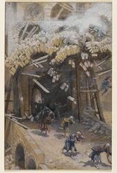 The Tower of Siloam, illustration from The Life of Our Lord Jesus Christ