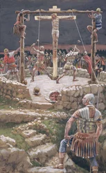 The Wedging of the Cross, illustration for The Life of Christ, c.1886-94