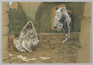 The Woman of Samaria at the Well, illustration from The Life of Our Lord Jesus Christ