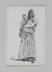 Woman of Geba, Samaria, illustration from The Life of Our Lord Jesus Christ