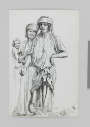 Women of Geba, Samaria, illustration from The Life of Our Lord Jesus Christ