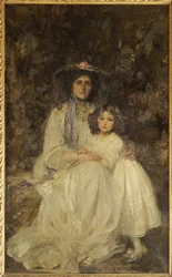 Lady Dickson-Poynder and her Daughter Joan, c.1905