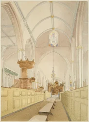 Interior of Temple Church, looking East