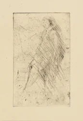 Impressions from Cancelled Plates by Whistler - Resting