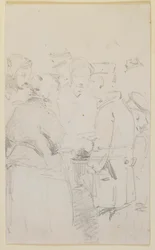 A Group of Figures around a Brazier