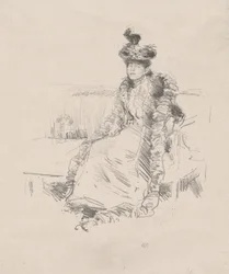 A Lady Seated