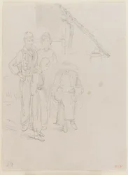An Artist Sketching