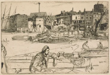 Black Lion Wharf, from the Thames Set