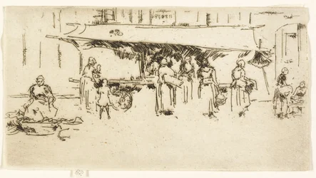 Booth, Market Place, Loches