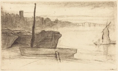 Chelsea Bridge and Church