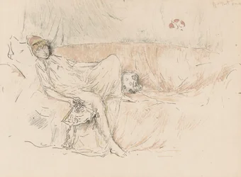 Draped Figure, Reclining