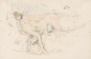 Draped Figure, Reclining