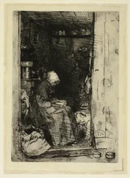 The Old Woman with Rags