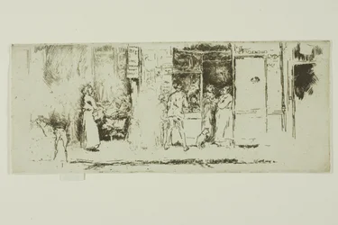 Newspaper-Stall, Rue de Seine