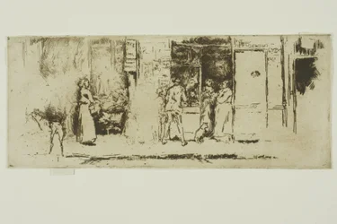 Newspaper-Stall, Rue de Seine