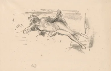 Nude Model, Reclining