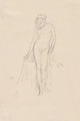Nude Model, Standing
