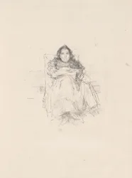 Portrait Study: Mrs. Philip, No. 3 (recto) Portrait Study: Geneviève Mallarmé (verso)