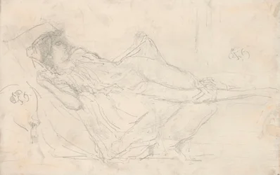 Reclining Draped Figure