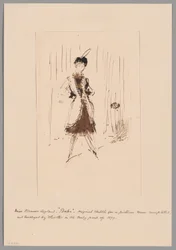 Study for "The Blue Girl: Portrait of Miss Elinor Leyland"