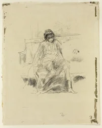 The Draped Figure, Seated