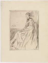 The Letter (Maud, seated)