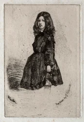 Twelve Etchings from Nature: Annie