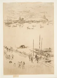 Upright Venice, from the "Twenty-Six Etchings", also known as the "Second Venice Set"