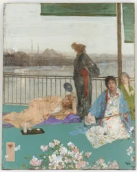 Variations in Flesh Colour and Green - The Balcony