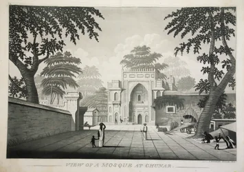 View of a Mosque at Chunar