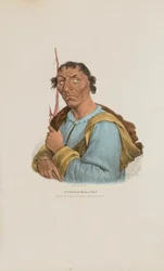 A Celebrated Ottawa Chief, from The Aboriginal Portfolio