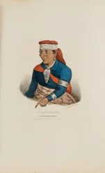KEE-O-TUCK-KEE; A Pottowattomie Chief, from The Aboriginal Portfolio