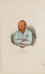 KER-O-MENEE; A Celebrated Winnebago Chief, from The Aboriginal Portfolio