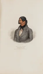 WAA-BA-SHAW; A Celebrated Sioux Chief, from The Aboriginal Portfolio