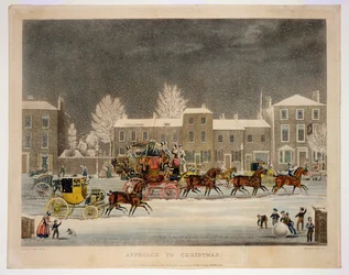 The Approach to Christmas, engraved by George Hunt