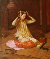 A Burmese Dancer, c.1920