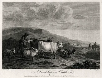 A Landscape and Cattle