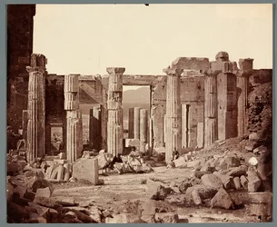 "Interior of the Propylaea" [Athens. Acropolis - Propylaea]