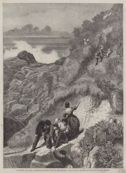 Gathering the Flocks, a Scene on the Welsh Coast