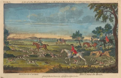 Set of twelve: 4 Fox Huntings, 4 Stag Huntings, 4 Hare Huntings