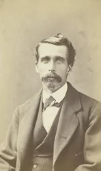 Untitled Portrait of Man with Large Mustache