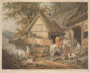 A Boy Employed in Burning Weeds