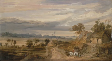 Landscape with Cottages