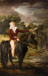 Portrait Of Lord Stanhope Riding A Pony, 1815
