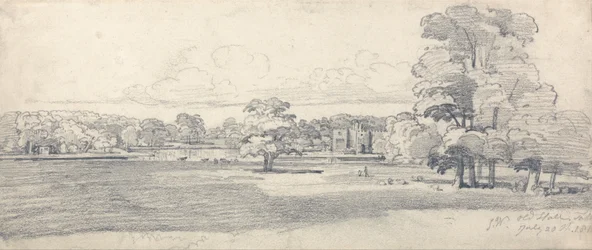 The Old Hall, Tabley, Surrounded by Parkland, July 20, 1814